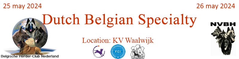 Nederlands KCM weekend voor Belgische Herders logo